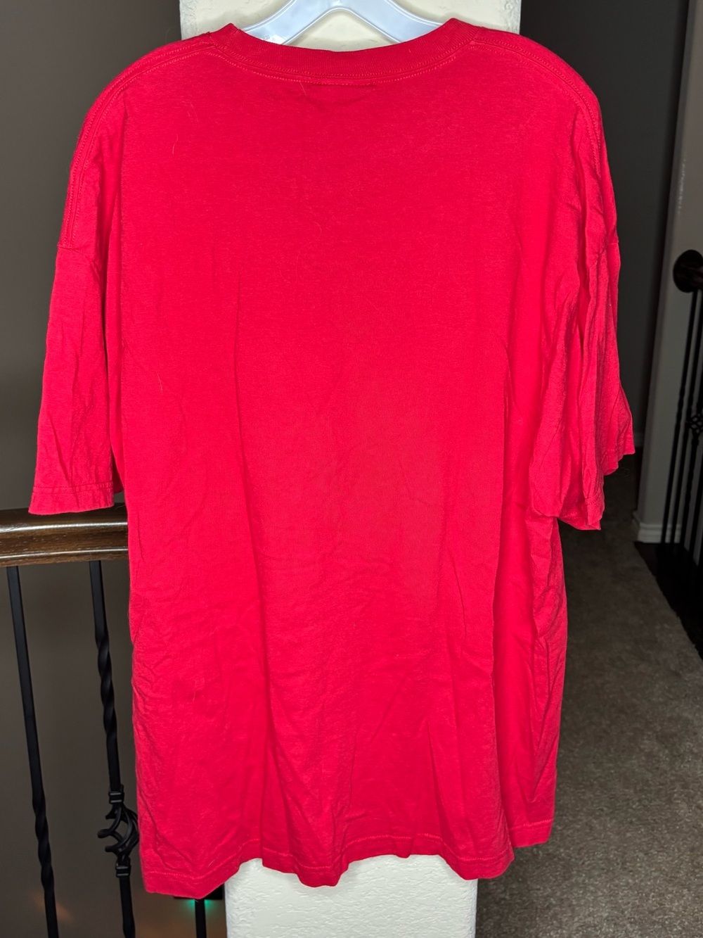 Disney Vintage Red Winnie the Pooh Starburst Flag Patriotic America T Size 2X - Picture 9 of 9